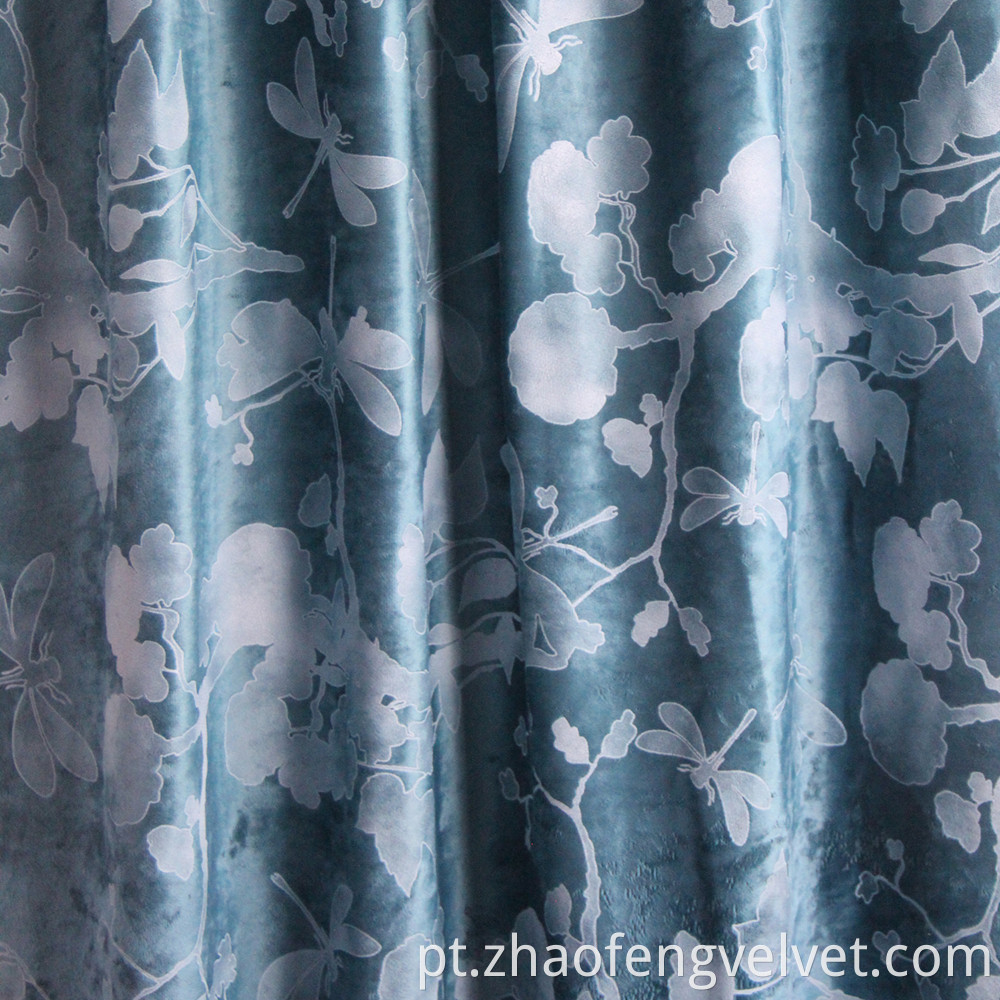 Soft Foil Curtain Velvet